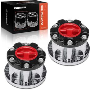 A-Premium 4WD Manual Locking Hub Actuator Compatible with Toyota 4Runner/Pickup 1986-1995, T100 1993-1994, Van 1987-1989, Front Driver and Passenger Side, 2-PC Set
