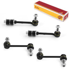 Metrix Premium Chassis Parts - 4 PC Front & Rear Stabilizer Bar Link Kit Fits 2001-2007 Toyota Sequoia, Replacement K90680, K750013, Made in Europe