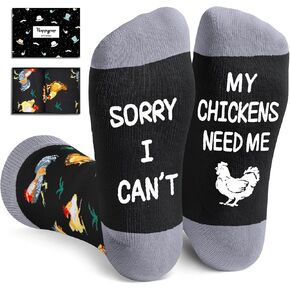 Zmart Chicken Socks for Women - Rooster Socks Men Women, Funny Chicken Gifts for Chicken Lovers Rooster Gifts
