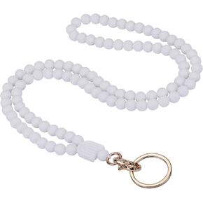 Ornaland Beaded Lanyard Silicone Lanyard Teacher Lanyards for ID Badges and Keys Breakaway Gift for Teacher Nurse
