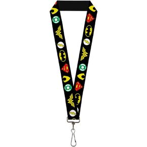 Buckle-Down Men's Lanyard-Justice League, Multicolor, Standard