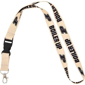 Desert Cactus Purdue University Lanyard Boiler Up Car Keys ID Badge Holder Keychain Detachable Breakaway Snap Buckle (Gold)