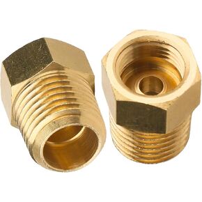 59953 تركيب البروبان RV 1/4 بوصة أنثى مقلوب × 1/4 بوصة FlareMale NPT 2 Pack