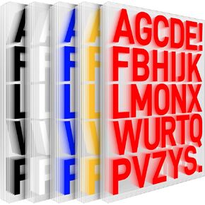 30 Sheets Small Iron On Letters for Clothing - Small Iron On Vinyl Letters for Fabric with Black, White, Red, Gold, Blue - Applicable to Small Fabric Products, Hats, Socks,Cosmetic Bag