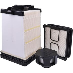 New Outer & Inner Air Filter + Hydraulic Oil Vent Cap 7221934 7286322 6727475 Compatible With Bobcat S450 S510 S530 S550 S570 S590 S595 S630 S650 T450 T550 T590 T595 T630 T650 T870
