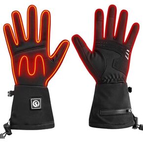 9H Heated Gloves for Men Women, Rechargeable Heated Gloves