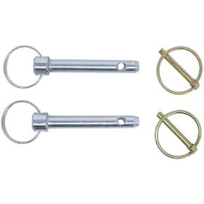 Blue Ox 84-0140 Tow Bar Replacement Retaining Pin 1/2 in. Incl. Clips for Use w Tow Bars 2 pc. Tow Bar Replacement Retaining Pin