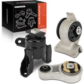 A-Premium 3PCS Engine Motor Mount and Transmission Mount and Torque Strut Mount Kit Compatible with Ford Fusion 2010-2012 & Mercury Milan 2010-2011, 3.0L, Replace# 9E5Z6038F, 9E5Z6068D