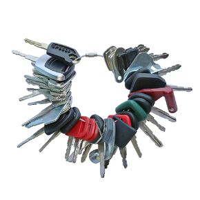 41 Heavy Construction Equipment Ignition Key Set for Caterpillar CAT Case Komatsu John Deere Kobelco JCB Volvo Toyota