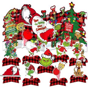 قطعة مركزية لتزيين طاولة عيد الميلاد، مجموعة تزيين طاولة عيد الميلاد - متينة، مثالية للحفلات والمناسبات ذات الطابع الخاص، عيد الميلاد in Kuwait