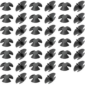 20PCS Car Hood Insulation Retainers, Bumper Cover Retainer Clips, Push Type Push Pin Screws, Replacement for Chrysler Jeep Dodge Ram, Replace OEM 4878883AA LH LHS Nylon Clip (20PCS)