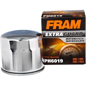 FRAM Extra Guard PH6019 Motorcycle Replacement Oil Filter, Fits Select Ducati and Harley Davidson Models