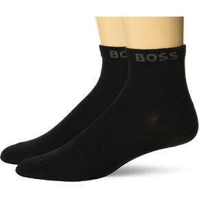 BOSS Men's 2-Pair Bold Logo Cotton Socks
