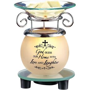 مجموعات إلخ مضاءة God Bless Our Home Plug-in الشمع تذوب أكثر دفئا، ديكور الطاولة لأي غرفة في المنزل in Kuwait