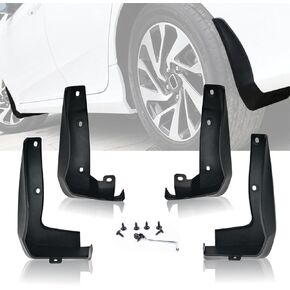 Mud Flaps Kit Compatible with 10th Gen Honda Civic, Front and Rear Mud Guards 4-PCS Set