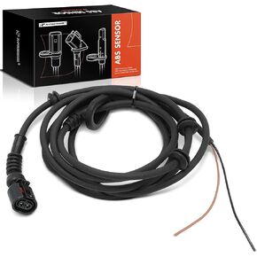 A-Premium ABS Wheel Speed Sensor Wire Harnesses Compatible with Volkswagen Models - Jetta 1999-2005, Golf 1999-2006, Beetle 1998-2010, GTI 2006-2007 - Front Driver and Passenger Side, 2-PC Set
