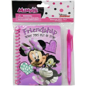 Innovative Designs, LLC Minnie Spiral Notebook with Pen in Poly Bag with