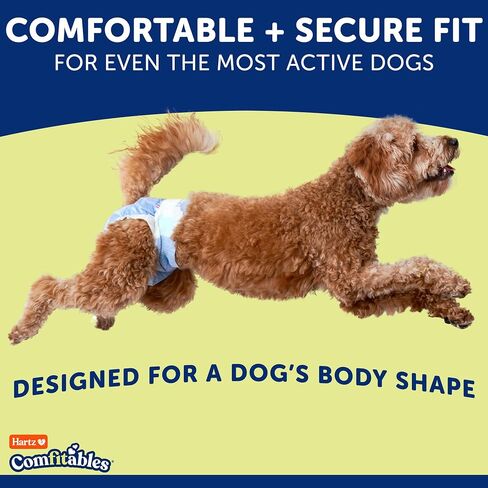 Hartz Disposable Dog Diapers, Size S 36 count, Comfortable & Secure Fit, Easy to Put On in Saudi Arabia