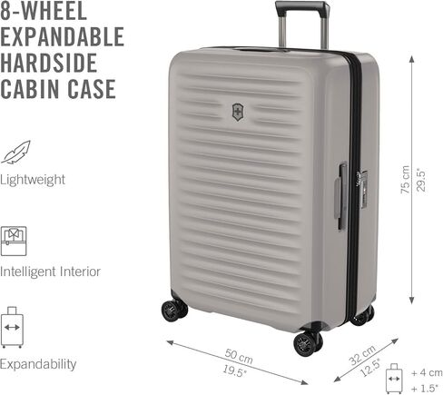 حقيبة Victorinox Airox Advanced الكبيرة الصلبة - أبيض حجري in Kuwait