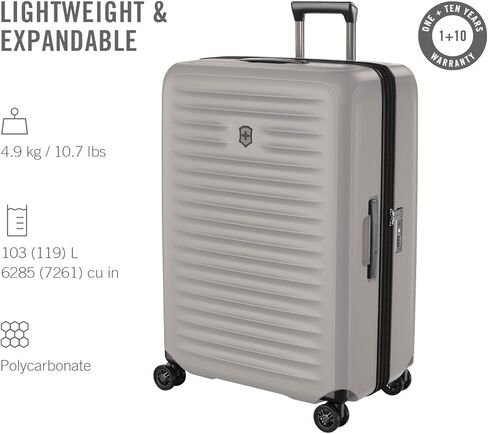 حقيبة Victorinox Airox Advanced الكبيرة الصلبة - أبيض حجري in Kuwait