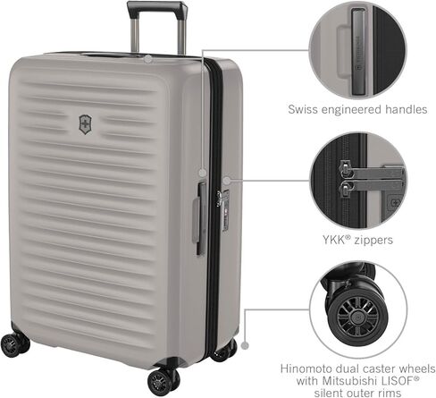 حقيبة Victorinox Airox Advanced الكبيرة الصلبة - أبيض حجري in Kuwait