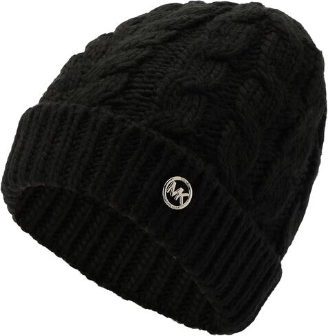 Michael Kors womens Moving Cables Beanie, Stylish Hat & Fashion Accessory Cap for Women in Saudi Arabia