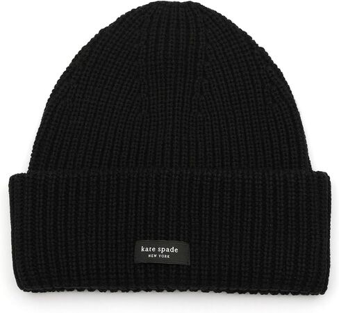 kate spade new york Women's Sam Label Cuff Beanie in Kuwait