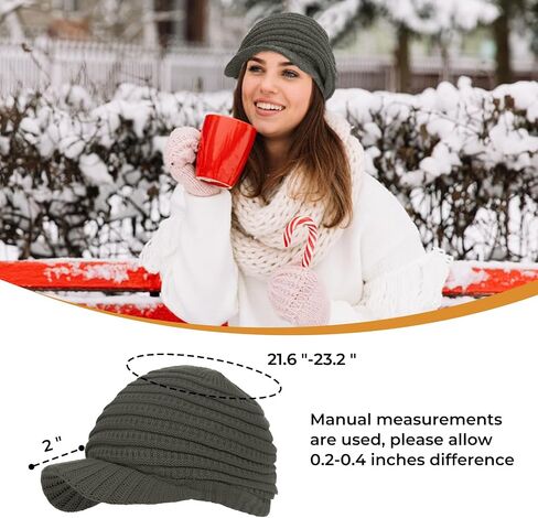 Womens Beanie Satin Lined Beanie Slouchy Beanie Winter Hat Knit Hat Newsboy Hat Womens Hats with Brim Silk Lined Beanie in Saudi Arabia