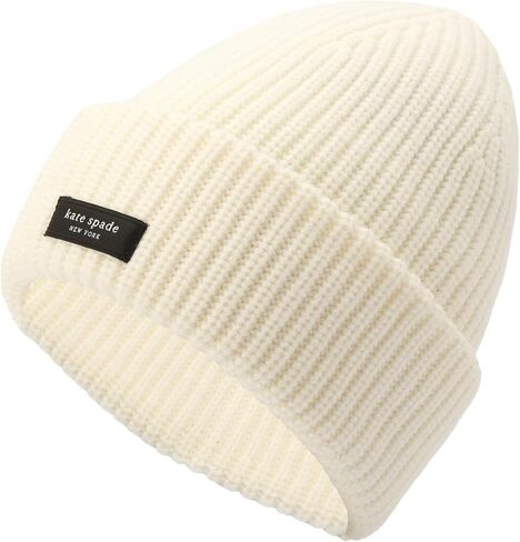 kate spade new york Women's Sam Label Cuff Beanie in Kuwait