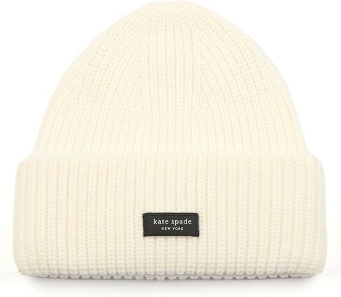 kate spade new york Women's Sam Label Cuff Beanie in Kuwait