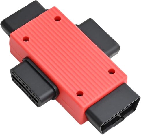 iKKEGOL Pocket Obd2 obdii كامل 16 دبوس 1 ذكر إلى 3 أنثى محول محول كابل obd مع 2 منفذ USB لشحن موسع التشخيص (أحمر) in Kuwait