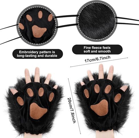 مجموعة قناع وذيل الهالوين من فروي قناع الثعلب وقناع ذيل الذئب وتدفئة الساق الغامضة للحفلات التنكرية in Kuwait