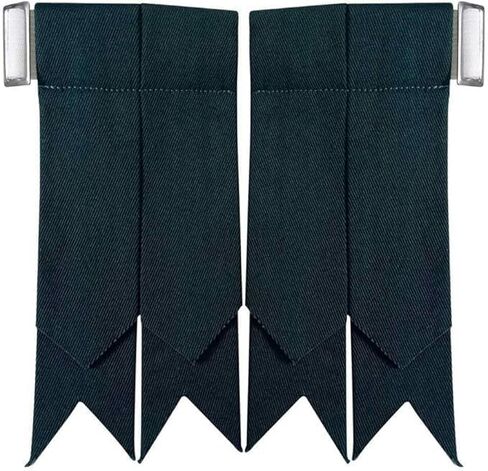 Tartan Kilt Hose Sock Flashes with Heavy Buckle Adjusters in Saudi Arabia