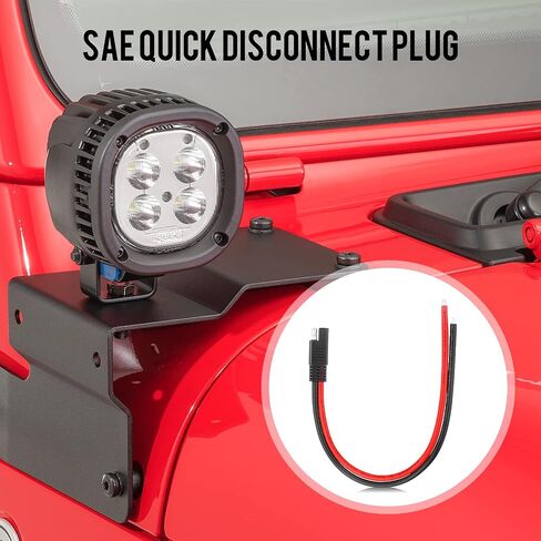 10AWG مقاوم للطقس بالطاقة الشمسية SAE مقبس الطاقة الجانبي منفذ SAE موصل سريع قابس توصيل وكابل تمديد موصل SAE للوحات الشمسية RVs شاحن بطارية مولد الدراجة النارية (1FT) in Kuwait