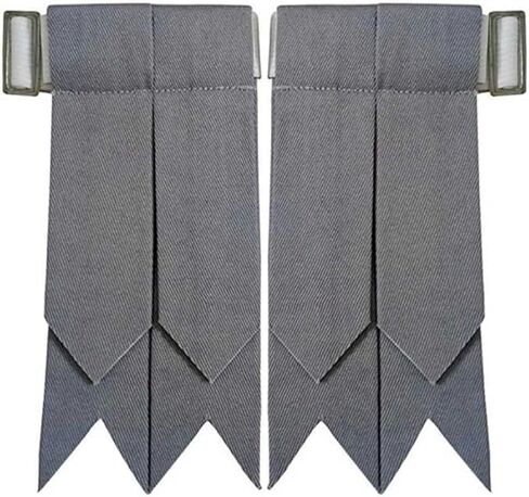 Tartan Kilt Hose Sock Flashes with Heavy Buckle Adjusters in Saudi Arabia