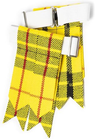 Tartan Kilt Hose Sock Flashes with Heavy Buckle Adjusters in Saudi Arabia
