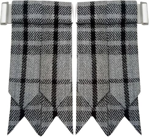 Tartan Kilt Hose Sock Flashes with Heavy Buckle Adjusters in Saudi Arabia