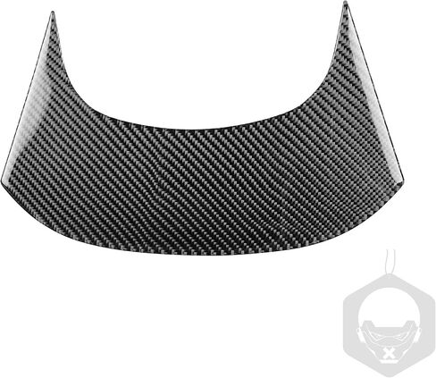 NVCNX Real 3K Carbon Fiber Rear Central Armrest Cover Decal Car Interior Trim Accessories for Chevrolet Corvette C7 Z06 2014 2015 2016 2017 2019 Black 1PC in Saudi Arabia