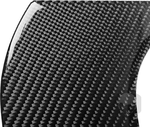 NVCNX Real 3K Carbon Fiber Rear Central Armrest Cover Decal Car Interior Trim Accessories for Chevrolet Corvette C7 Z06 2014 2015 2016 2017 2019 Black 1PC in Saudi Arabia