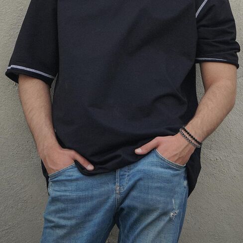 سوار كريستال من الحجر الطبيعي من SONNYX للنساء والرجال - 6 مم من الأحجار الكريمة شبه الثمينة سوار مطرز بخرز قابل للتمدد سوار يوجا مجوهرات in Kuwait