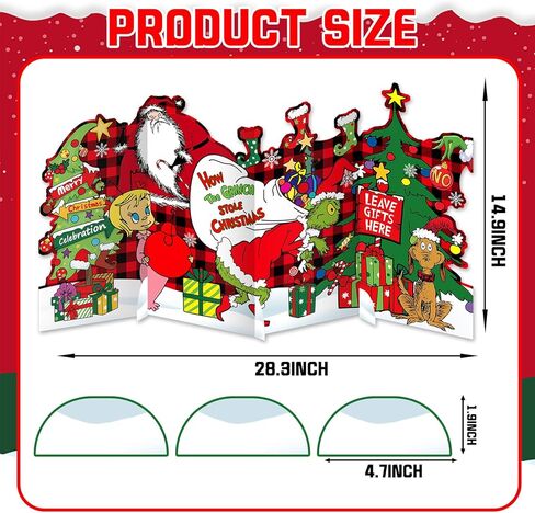 قطعة مركزية لتزيين طاولة عيد الميلاد، مجموعة تزيين طاولة عيد الميلاد - متينة، مثالية للحفلات والمناسبات ذات الطابع الخاص، عيد الميلاد in Kuwait