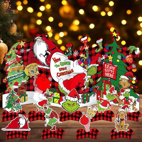 قطعة مركزية لتزيين طاولة عيد الميلاد، مجموعة تزيين طاولة عيد الميلاد - متينة، مثالية للحفلات والمناسبات ذات الطابع الخاص، عيد الميلاد in Kuwait