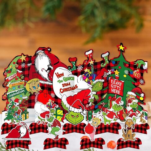 قطعة مركزية لتزيين طاولة عيد الميلاد، مجموعة تزيين طاولة عيد الميلاد - متينة، مثالية للحفلات والمناسبات ذات الطابع الخاص، عيد الميلاد in Kuwait