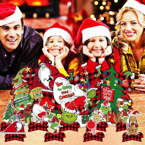 قطعة مركزية لتزيين طاولة عيد الميلاد، مجموعة تزيين طاولة عيد الميلاد - متينة، مثالية للحفلات والمناسبات ذات الطابع الخاص، عيد الميلاد in Kuwait