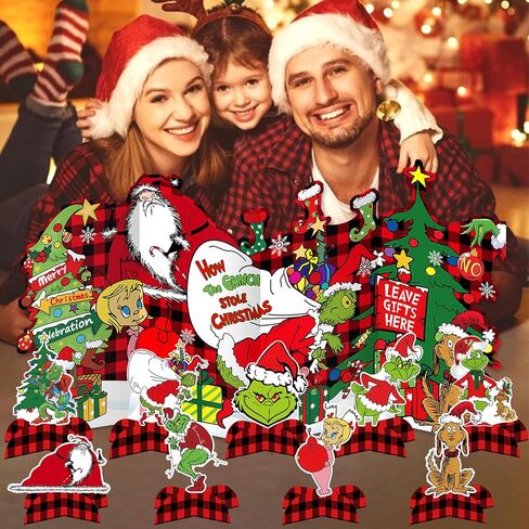 قطعة مركزية لتزيين طاولة عيد الميلاد، مجموعة تزيين طاولة عيد الميلاد - متينة، مثالية للحفلات والمناسبات ذات الطابع الخاص، عيد الميلاد in Kuwait