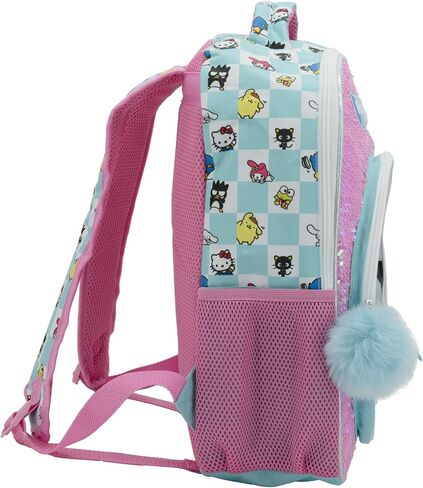 AI ACCESSORY INNOVATIONS Hello Kitty & Friends Girls Backpack, Sanrio Kawaii Book Bag, Flip Sequin 16" School Bag in Kuwait