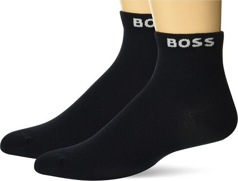 BOSS Men's 2-Pair Bold Logo Cotton Socks in Saudi Arabia