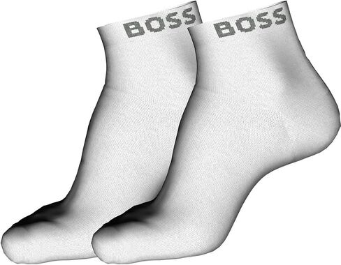 BOSS Men's 2-Pair Bold Logo Cotton Socks in Saudi Arabia