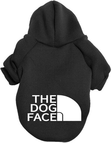 سترة دافئة للكلاب من The Dog Face - ملابس للكلاب بألوان ثابتة، ملابس للكلاب مع غطاء للرأس، مناسبة للكلاب الصغيرة إلى الكبيرة جدًا، متوفرة باللون الأحمر والأزرق والأسود والرمادي والأصفر والوردي (الأحمر، 6X-Large) in Saudi Arabia
