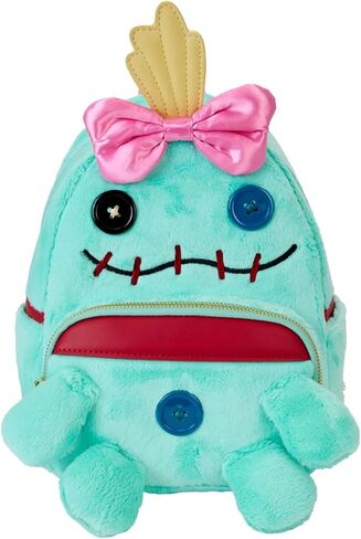 Loungefly Disney Lilo & Stitch Scrump Plush Cosplay Mini Backpack Womens Double Strap Shoulder Bag Purse in Saudi Arabia
